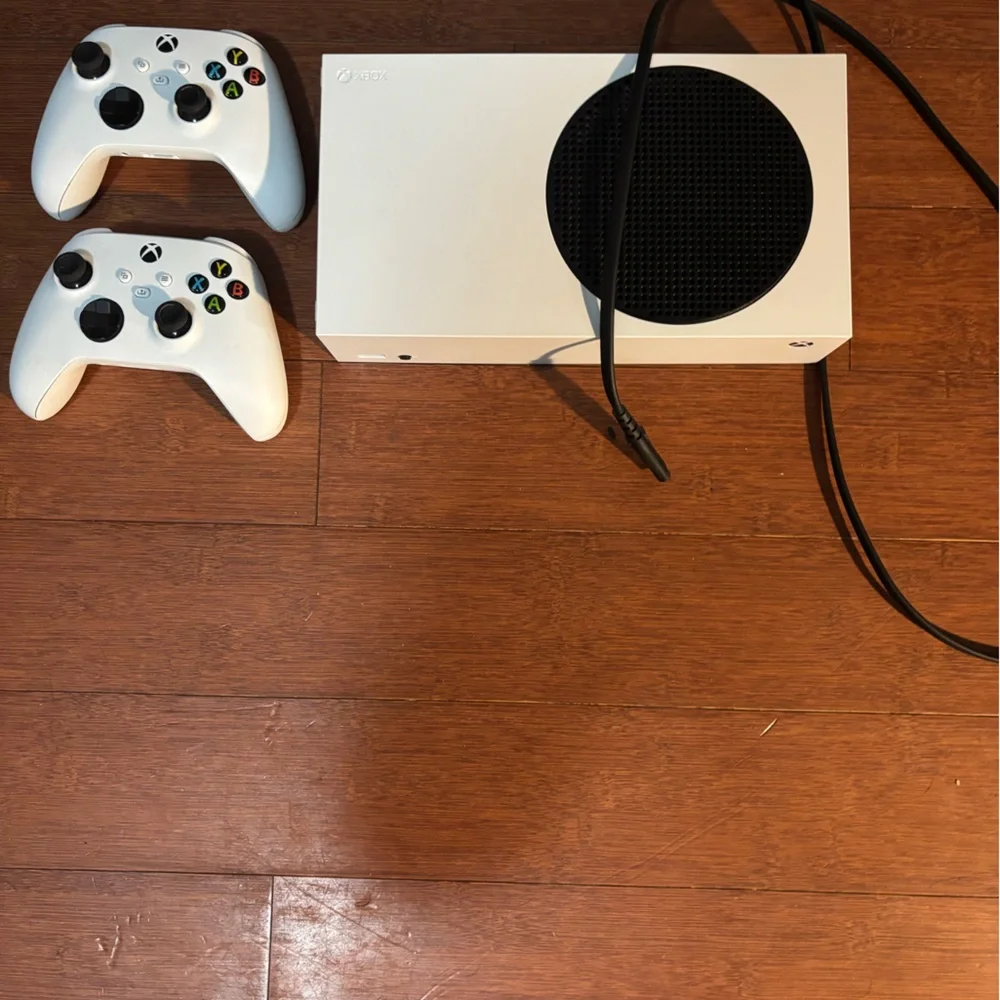 White Console with Controllers